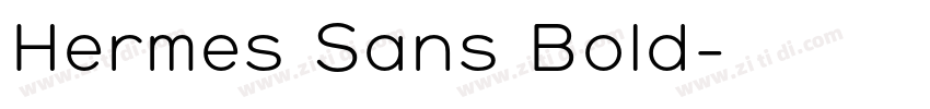 Hermes Sans Bold字体转换